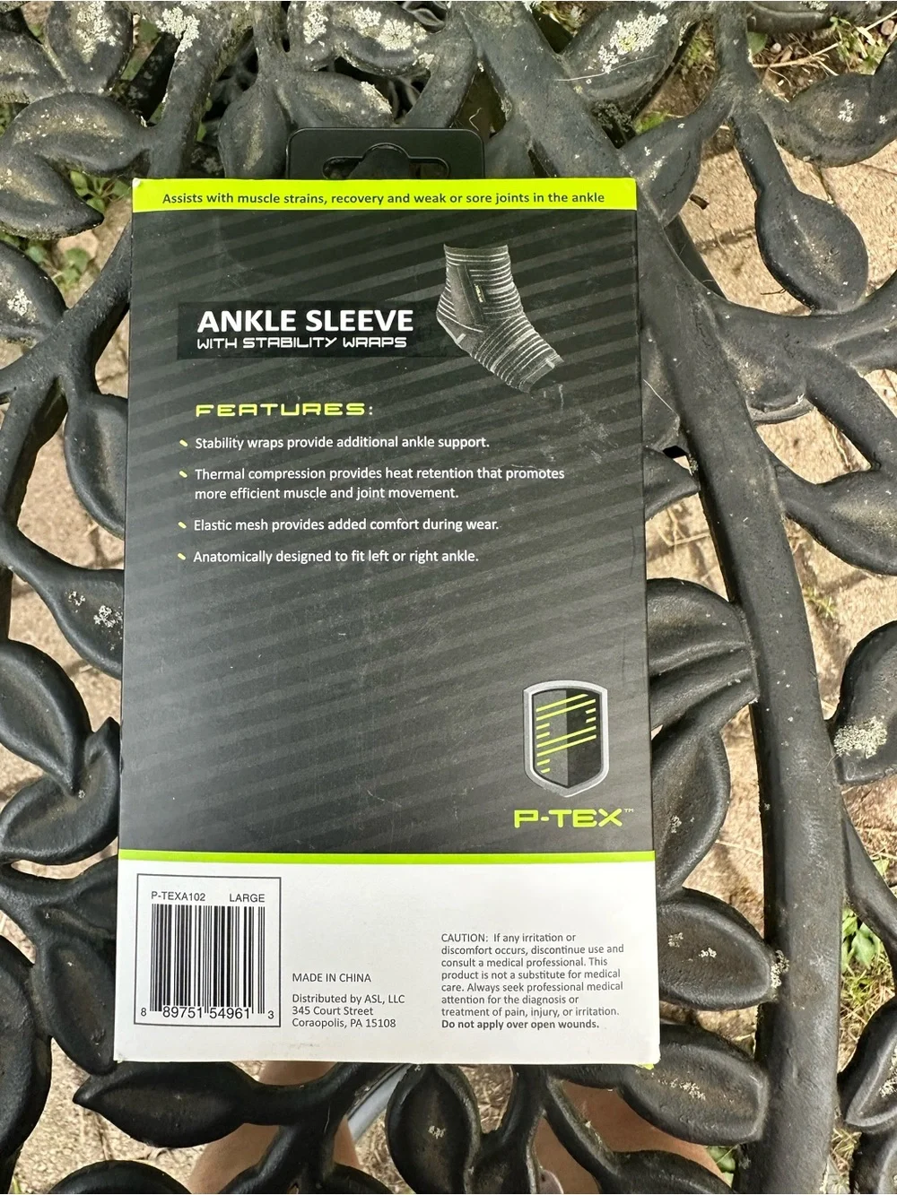 Ankle Sleeve Stability Wraps – Black